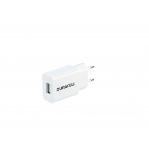 CARREGADOR USB-A 1A COR BRANCA DURACELL
