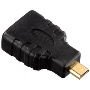 Cabo Adaptador HDMI A P/HDMI C Mini & D Micro 1,5m Plaquê Ouro HAMA