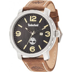 Relógio Timberland Pinkerton Para Homem Em Preto/Couro