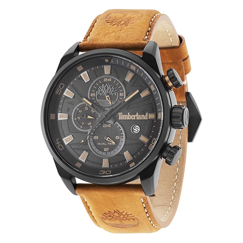 Relógio Timberland Henniker II Para Homem Em Castanho/Couro