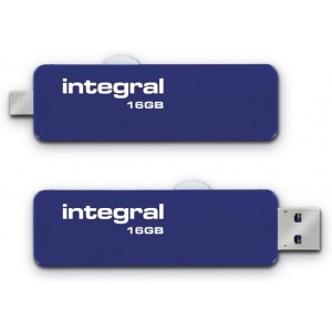 PEN DRIVE SLIDE ON-THE-GO 16GB USB 3.0 INTEGRAL