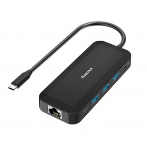 Cabo Adaptador USB-C /MultiPorta /HDMI /6 Portas /3xUSB-A HAMA