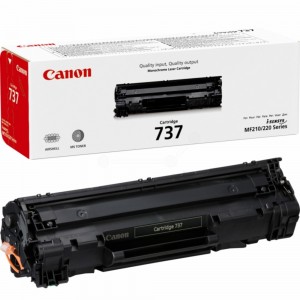 TONER CARTRIDGE 737 Preto de lado