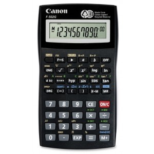 CALCULADORA CIENTÍFICA F-502G PRETA CANON