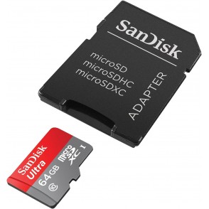 CARTÃO DE MEMÓRIA MICRO SDHC A1 64GB CLASS10 UHS-I U1 HD 100/10Mb/s SANDISK