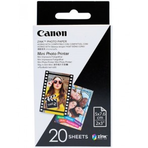 CANON PAPEL FOTOGRÁFICO MEDIA ZINK ZP-2030 (20fls)