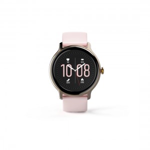 Relógio Smartwatch 4910 Prova D'Água Rosa HAMA de lado