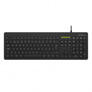 TECLADO E RATO MK211 PRO USB COM FIO PRETO UNIKA