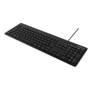 TECLADO E RATO MK211 PRO USB COM FIO PRETO UNIKA de lado