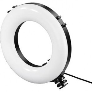 RING LIGHT COM LUZ CIRCULAR E SUPORTE SMARTPHONE ÁREA 67' HAMA