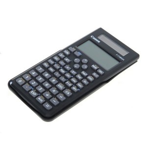 CALCULADORA CIENTÍFICA F-718SGA PRETA CANON de lado