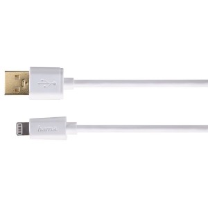 Carregador USB-A 5V/2,4A C/Cabo i-PHONE HAMA