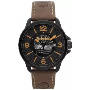 Relógio Timberland Biddeford Para Homem Em Preto/Couro