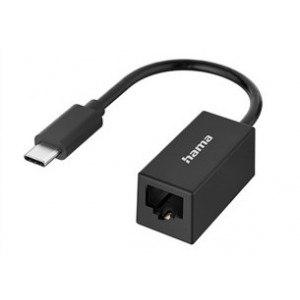 Cabo Adaptador De Rede Plug USB-C HAMA