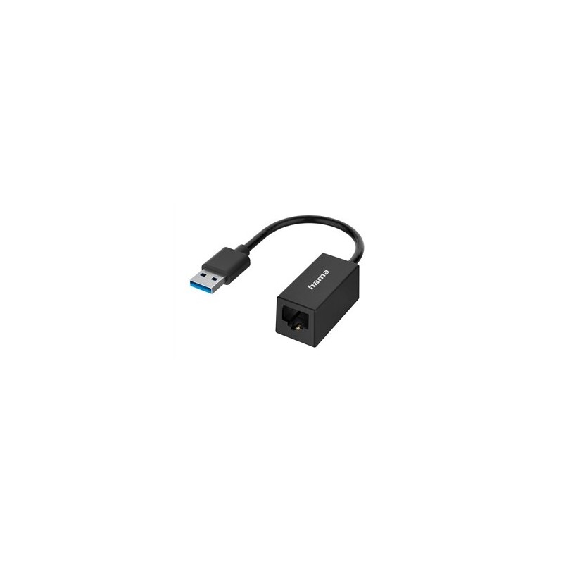 Cabo Adaptador De Rede Plug USB-A HAMA