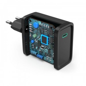 CARREGADOR USB-C 5V/3A 45W HAMA de lado