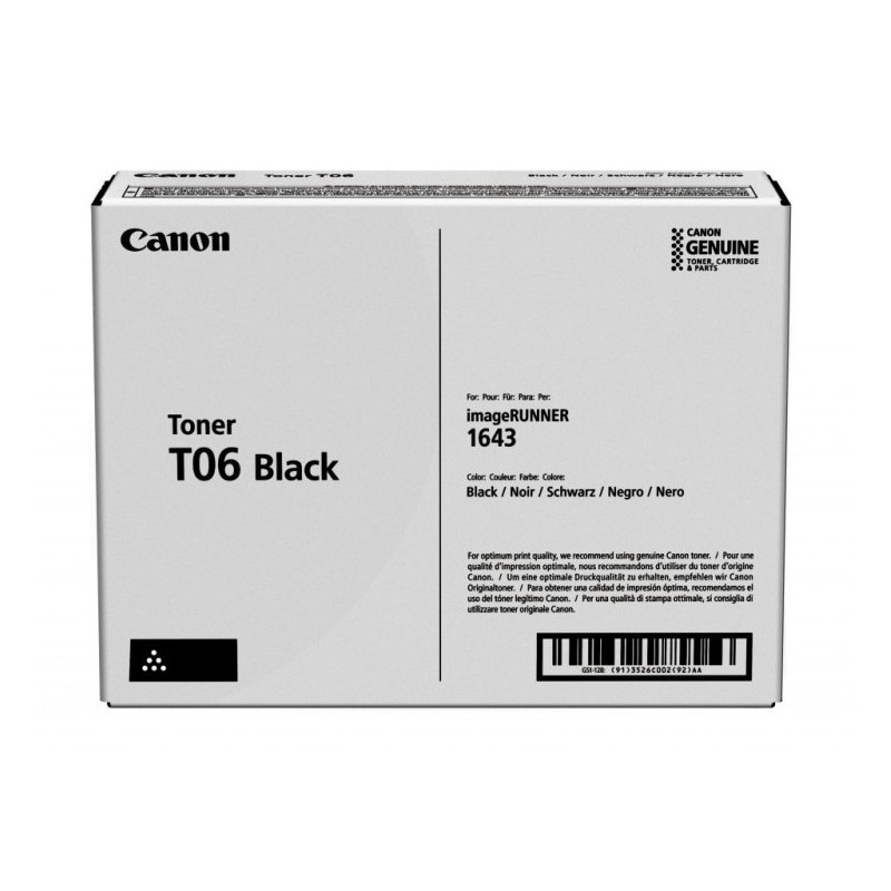 TONER CARTRIDGE T06 Preto