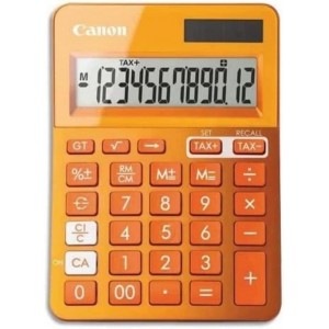 CALCULADORA LS-123K LARANJA 12 DIGITOS CANON