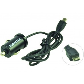 CARREGADOR USB-MICRO DE ISQUEIRO p/CARRO 1A c/CABO 1m DURACELL