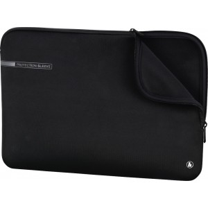 BOLSA NOTEBOOK HORIZONTAL at 26,5cm (13.3') NEO/BLACK HAMA de lado