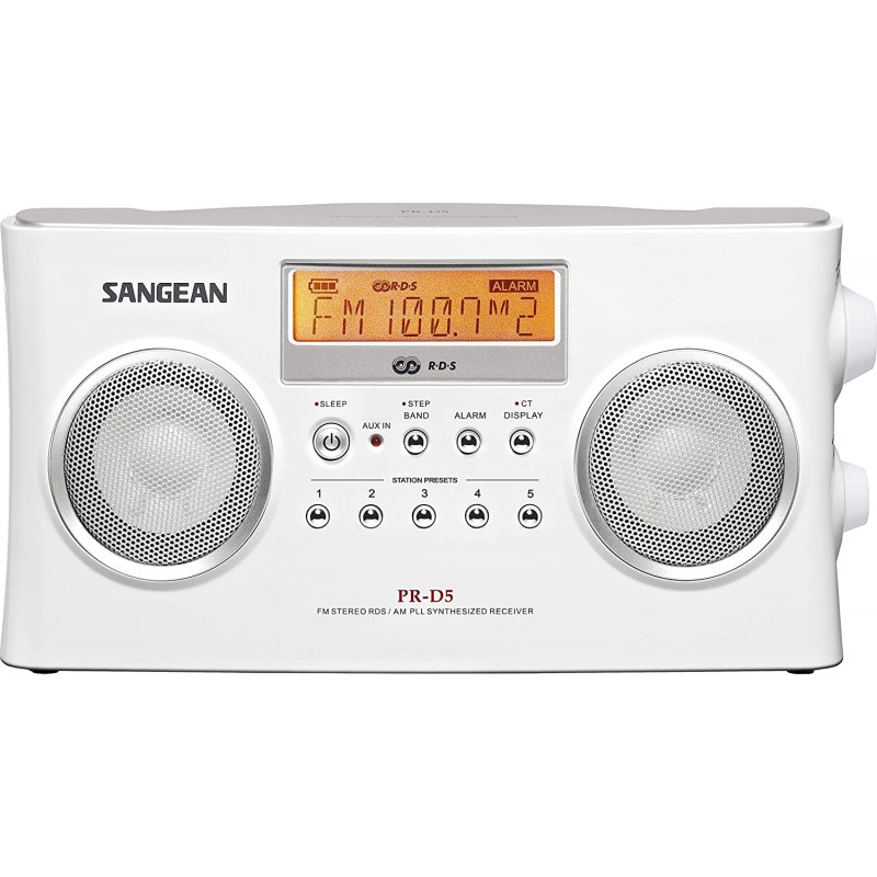 Rádio (Branco - Digital - AM/FM RDS - Bateria) SANGEAN