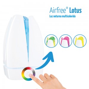 PURIFICADOR DE AR LOTUS CROMOTERAPIA AIRFREE de lado