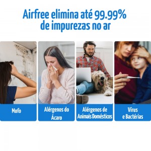 PURIFICADOR DE AR WM 603 AIRFREE de lado