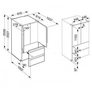 GELEIRA COMBI 434Lt BIOFRESH DUOCOOL GELO LIEBHERR