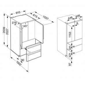 GELEIRA COMBI 434Lt BIOFRESH DUOCOOL GELO LIEBHERR