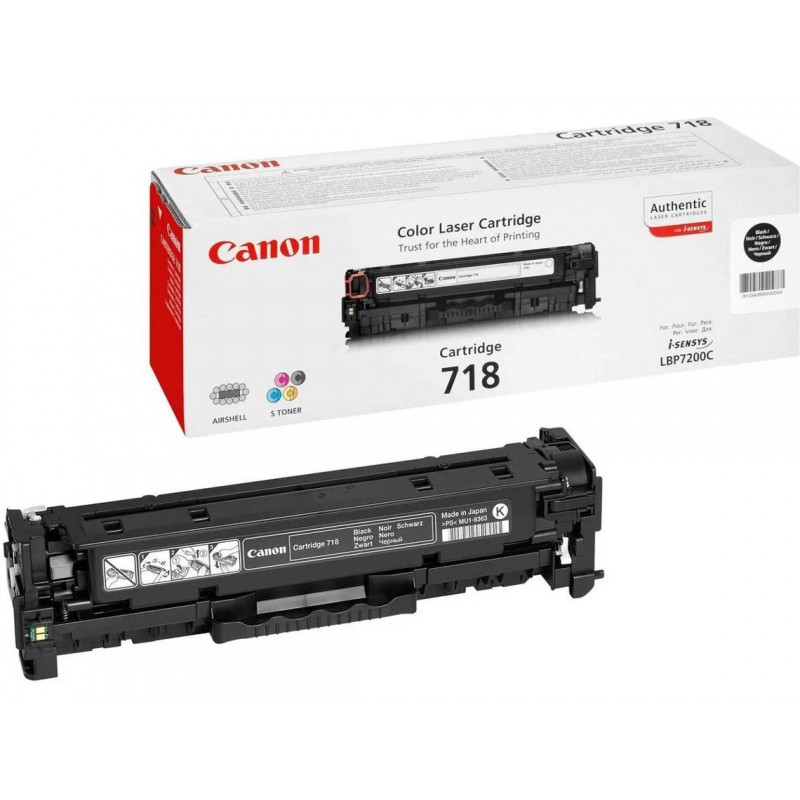 TONER CARTRIDGE 718 Preto