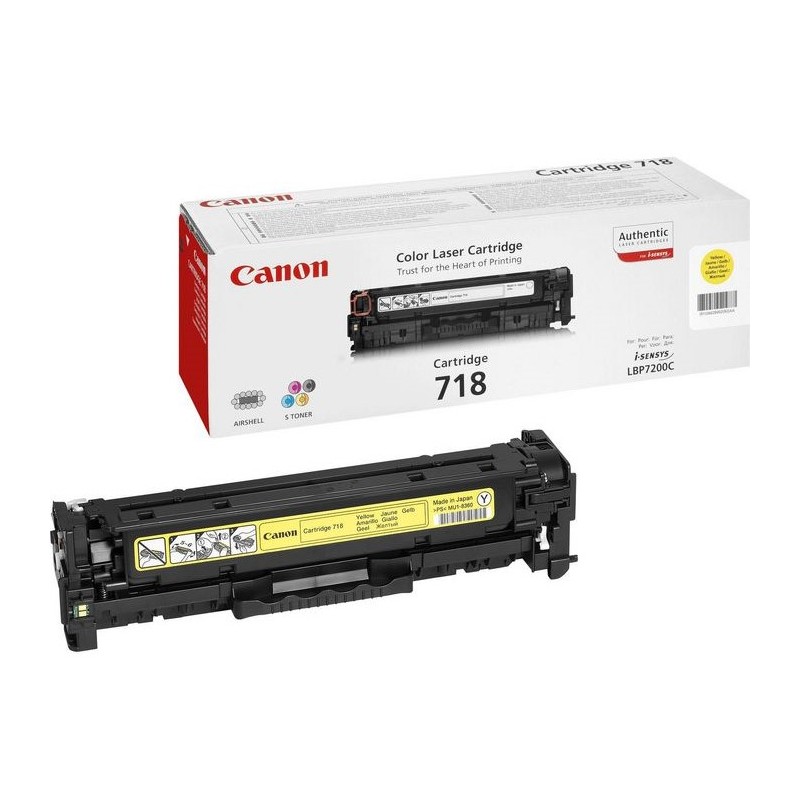 TONER CARTRIDGE 718 Amarelo