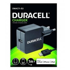 CARREGADOR USB-A 2.4A c/CABO i-PHONE DURACELL