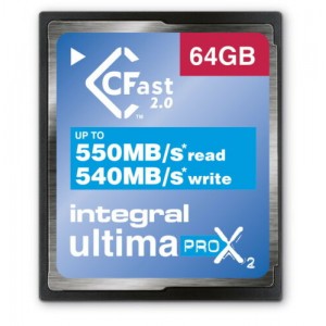 CARTÃO DE MEMÓRIA COMPACTO RÁPIDO CARD 64GB UPRO 550MB/s READ, 540MB/s WRITE INTEGRAL