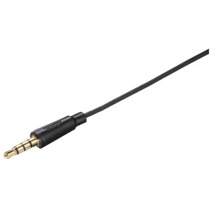 AURICULAR COM MICROFONE 3,5MM JACK PRETO HAMA