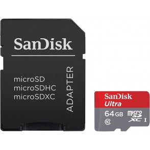 CARTÃO DE MEMÓRIA MICRO SDHC A1 64GB CLASS10 UHS-I U1 HD 100/10Mb/s SANDISK