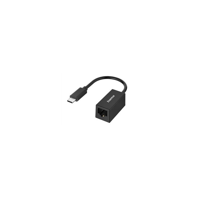 Cabo Adaptador De Rede Plug USB-C HAMA