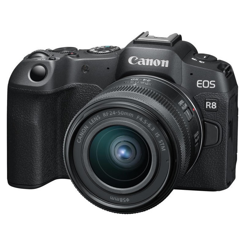 CANON EOS R8 MÁQUINA FOTOGRÁFICA DIG.24.2MP RF 24-50MM F4.5-6.3 IS STM