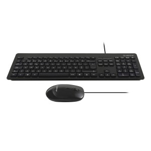 TECLADO E RATO MK211 PRO USB COM FIO PRETO UNIKA