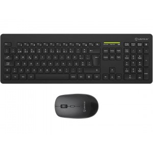 TECLADO E RATO MK212 PRO USB SEM FIO PRETO UNIKA