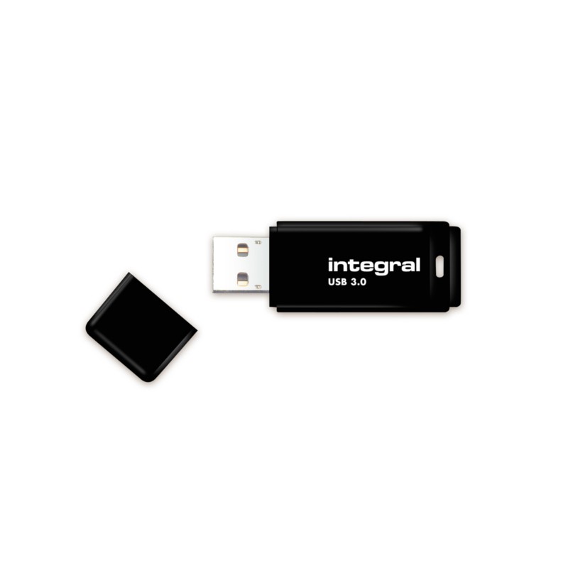 PEN DRIVE FLASH 32GB USB 3.0 PRETA INTEGRAL