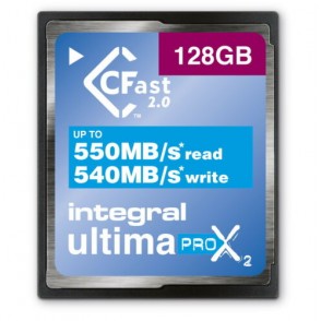 CARTÃO DE MEMÓRIA COMPACTO RÁPIDO CARD 128GB UPRO 550MB/s READ, 540MB/s WRITE INTEGRAL