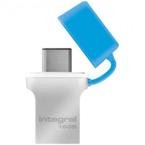 PEN DRIVE FUSION 16GB USB 3.0 INTEGRAL de lado