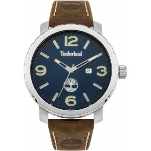 Relógio Timberland Pinkerton Para Homem Em Azul/Couro