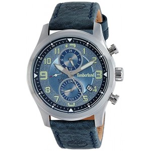 Relógio Timberland Groveton Para Homem Em Azul/Couro