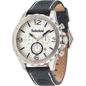 Relógio Timberland Warner Para Homem Em Bege/Couro