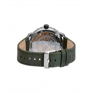 Relógio Timberland Wellesley Para Homem Em Verde/Couro de lado