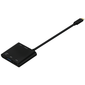 Docking Station USB-C 4em1 3XUSB HDMI COM ADAPTADOR 1,0m HAMA