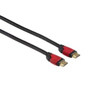 Cabo HDMI 1,5m Plaquó Ouro Totalmente Blindado 4K HAMA