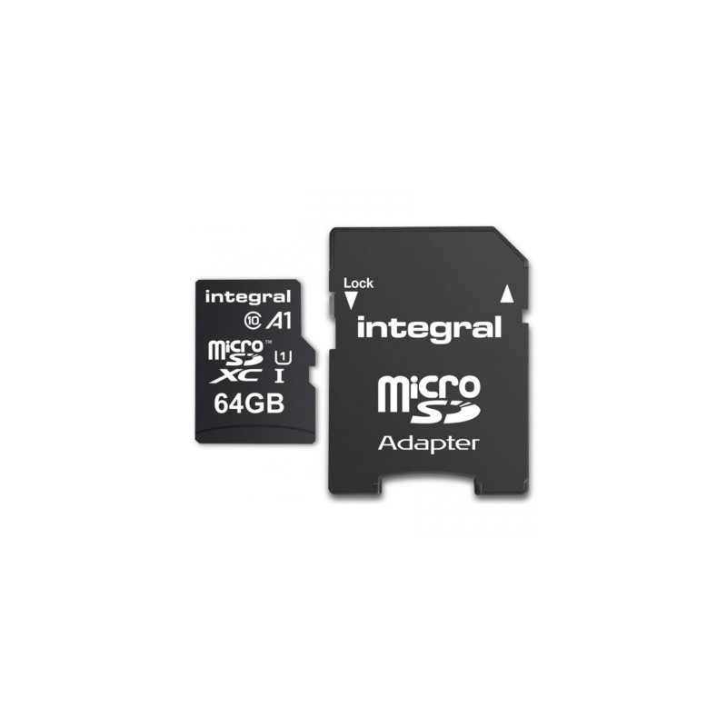 CARTÃO DE MEMÓRIA MICRO SDHC 64GB MSDX UHS-I A1 INTEGRAL