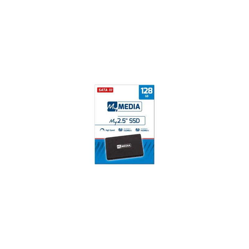 MYMEDIA SSD 128GB SATA 3 (7MM HEIGHT) 2.5" 520 MB/SEG VERBATIM